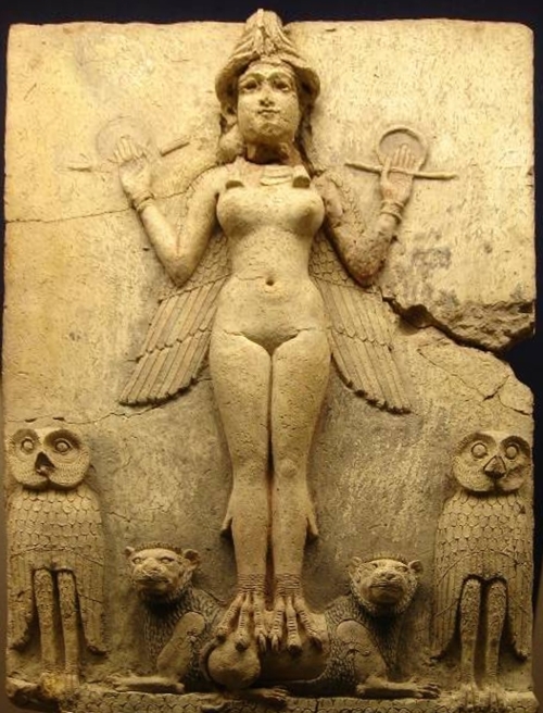 Enheduanna is the first known author. She was the high priestess of the moon God Nanna in Ur in the 24th century B.C.E.