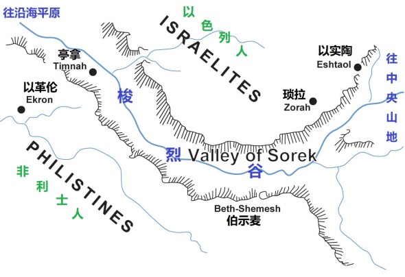 map-of-valley-sorek