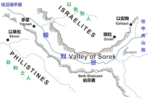 map-of-valley-sorek